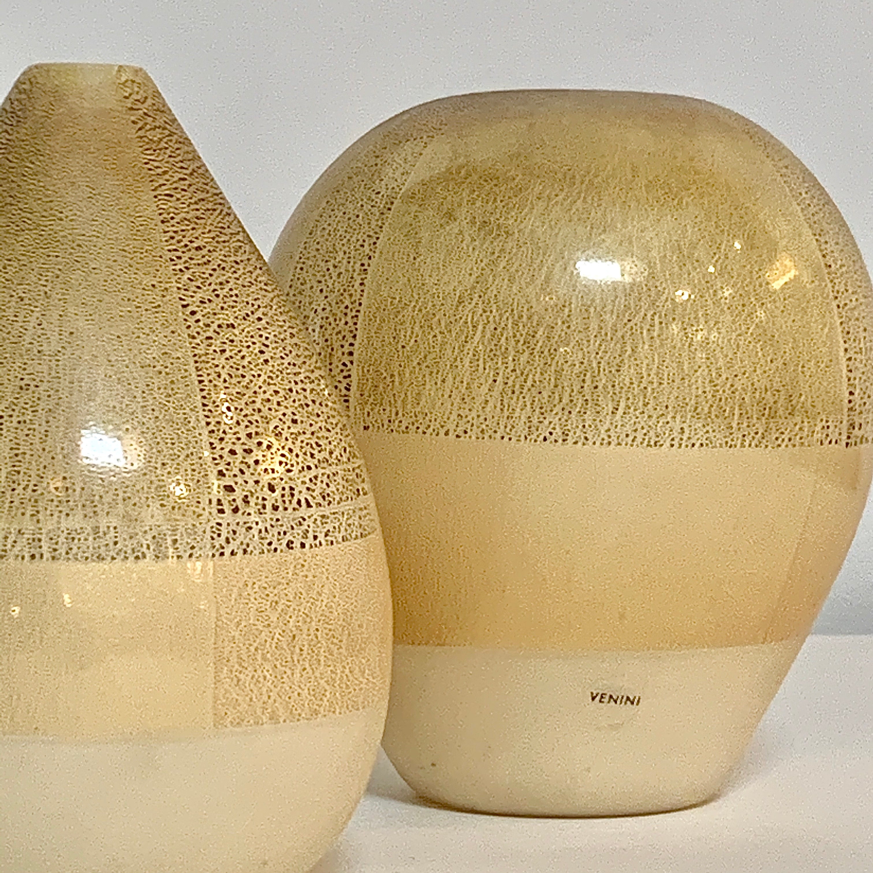 Quarzi Gold Leaf Vase