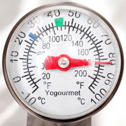 close up thermometer