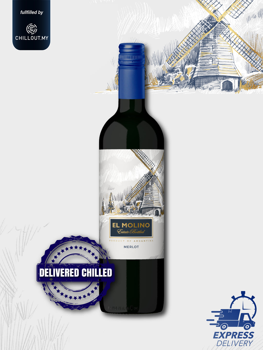 EL MOLINO MERLOT 2020 – chillout.my