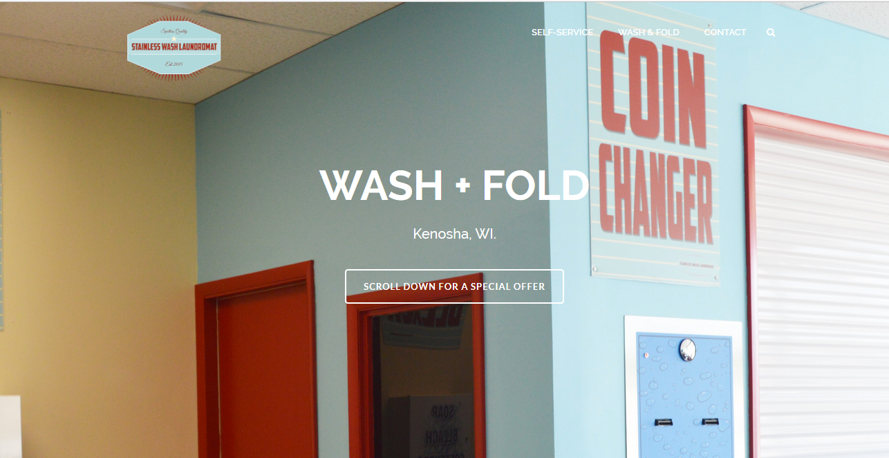 Wash and Fold Laundry Website