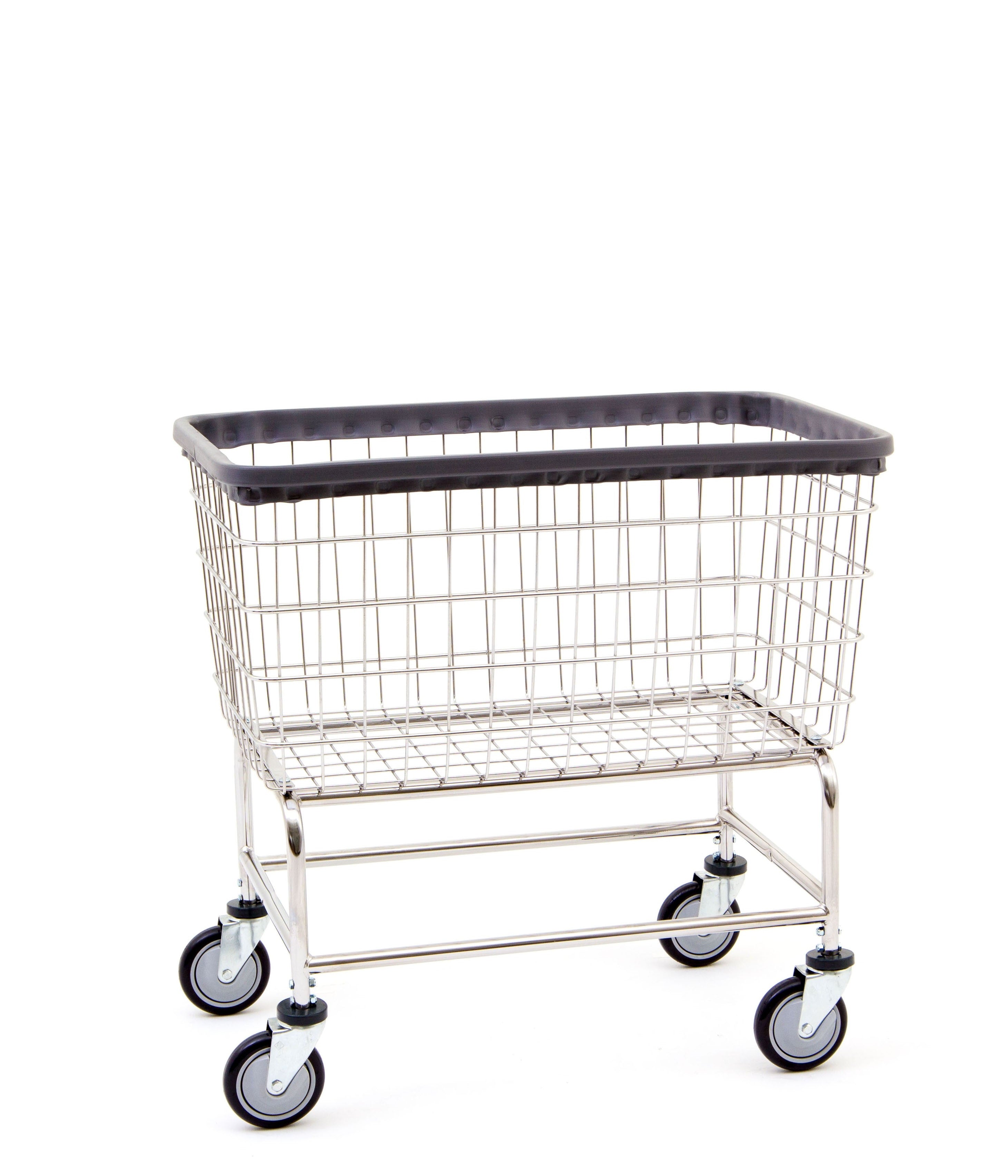laundry cart with shelf