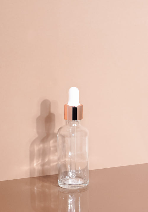 Frosted Round Glass Bottles With Dropper Cap – Belux Packaging