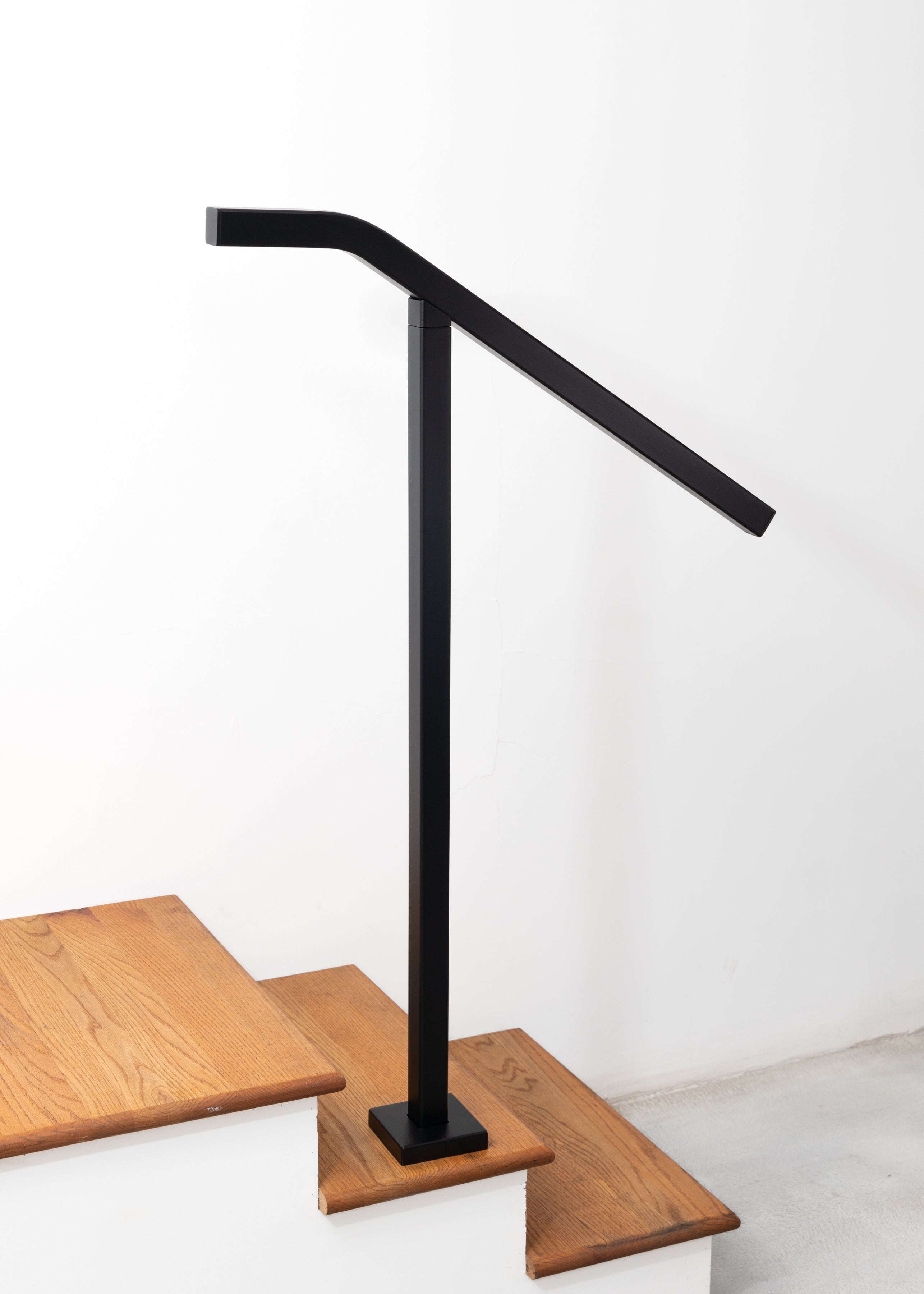 Opti 1.5"x1.5" Single-post Handrail for 1 to 3 Steps (Stainless Steel 316)