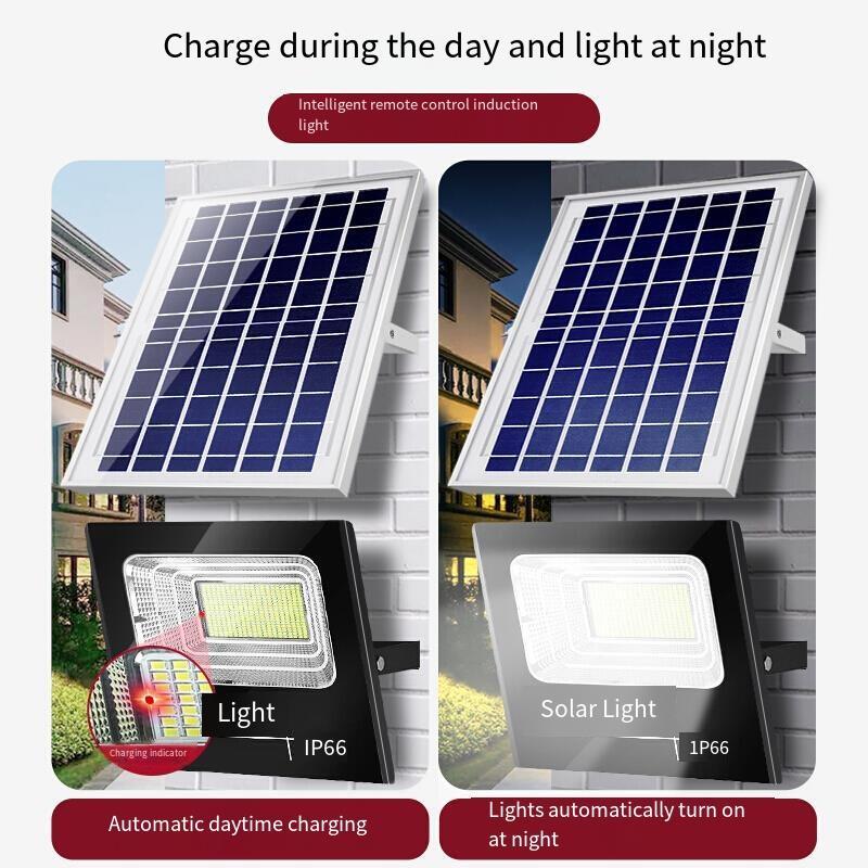 Solar Outdoor Lamp Indoor And Outdoor High-power Street Lamp Rural Lighting Courtyard Lamp On Household One Driven Two 80w