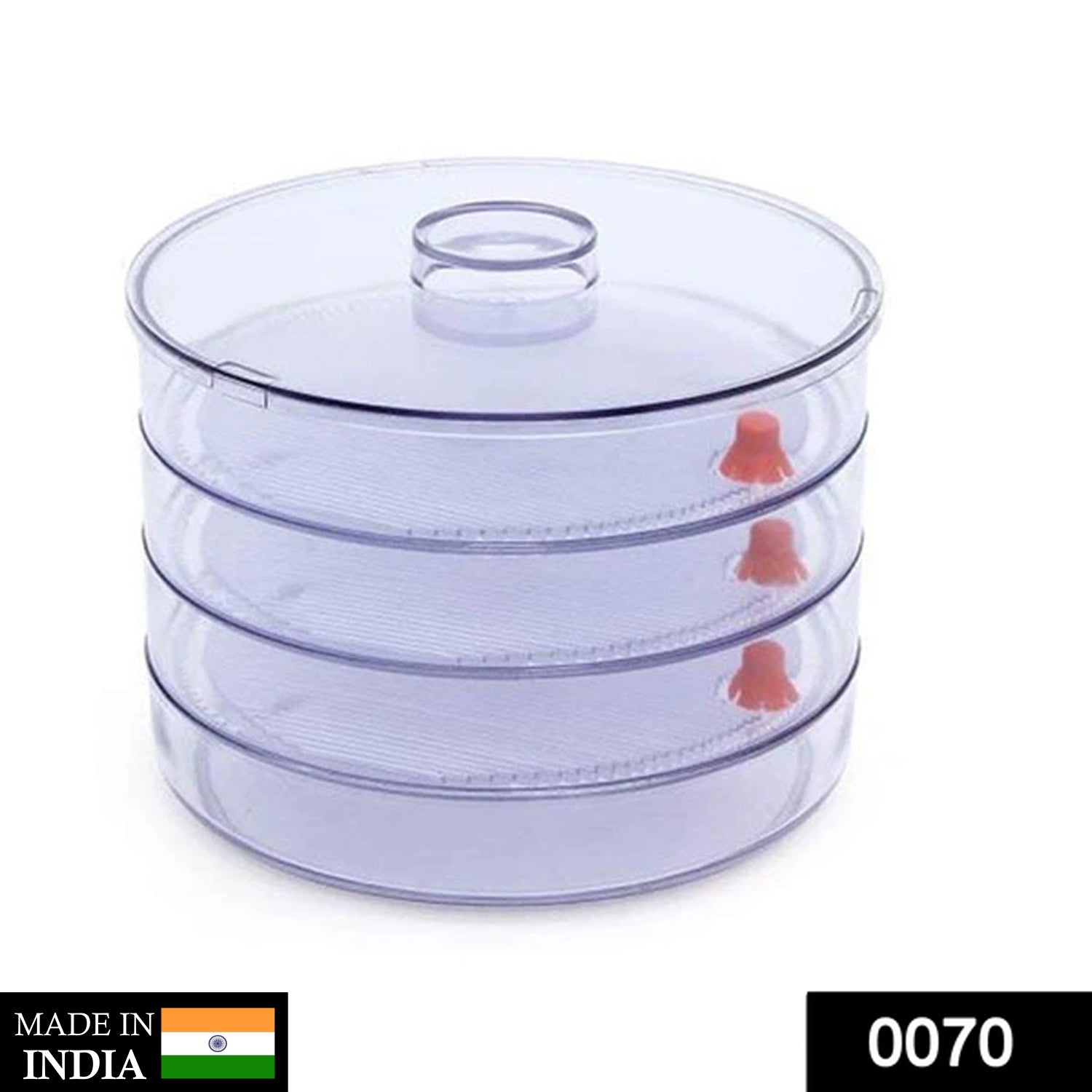 0070 Plastic 4 Compartment Sprout Maker, White