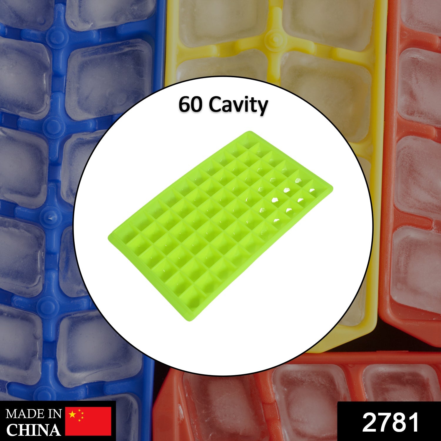60Cavity Ice Tray perfect for ice cube. 60Cavity Ice Tray perfect for ice cube.