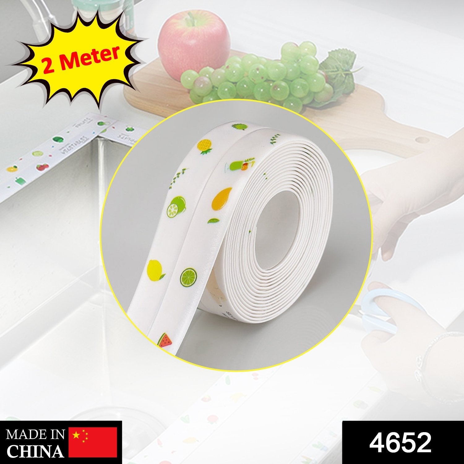 Kitchen Sink Platform Sticker Bathroom Corner Tape (2Meter Size)