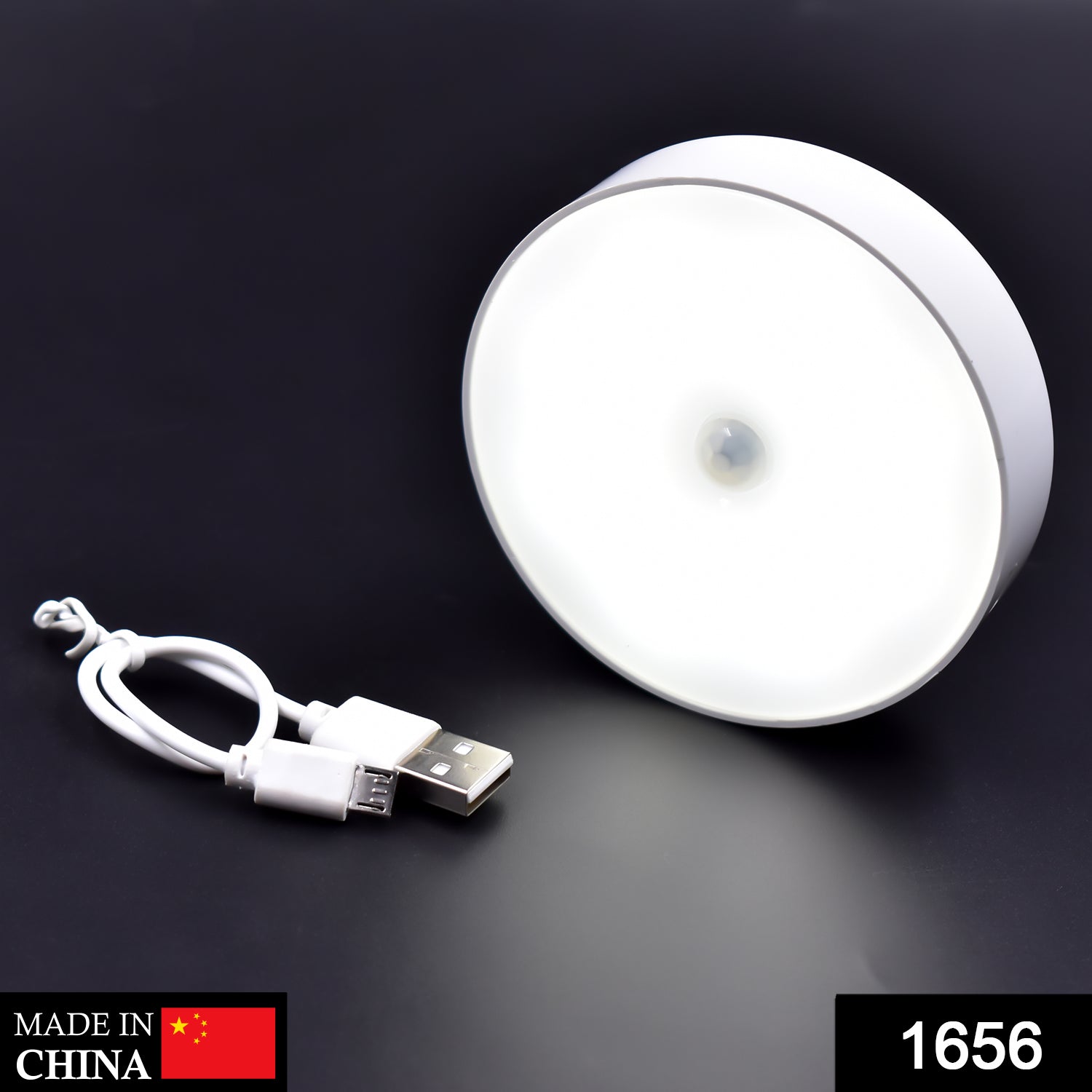 Round Shape 8 LED Motion Sensor Induction Led Light