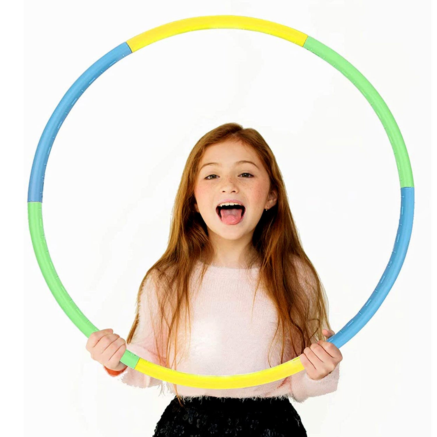 Hoops Hula Interlocking Exercise Ring for Fitness with Dia Meter Boys Girls and Adults