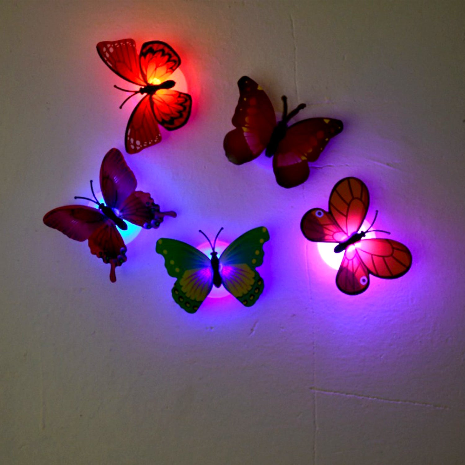 6497 BUTTERFLY 3D NIGHT LAMP COMES WITH 3D ILLUSION DESIGN SUITABLE FOR DRAWING ROOM, LOBBY. (Pack Of 50)