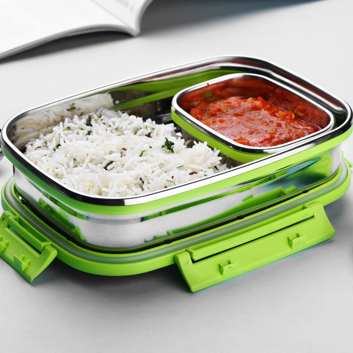 stainless Steel Lunch Pack for Office & School Use