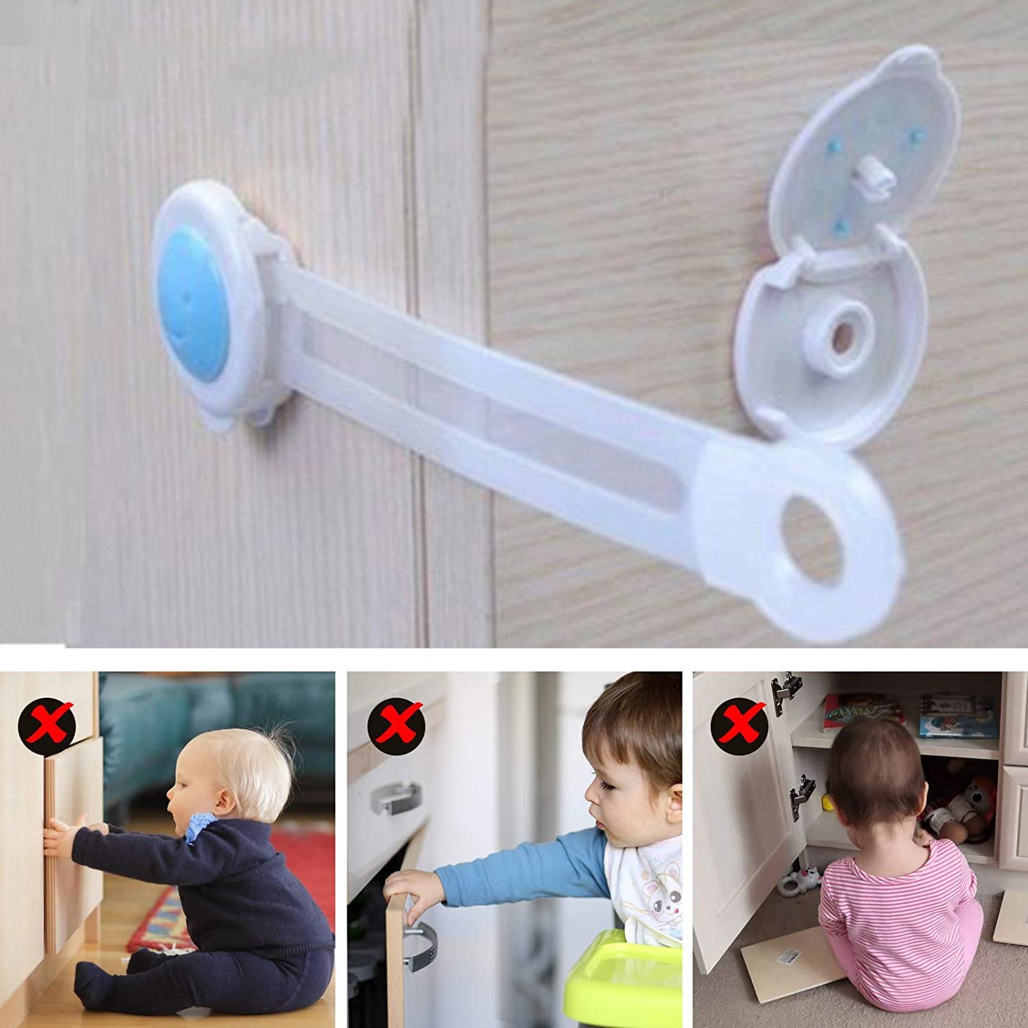 Baby Proofing Child Safety Strap Locks (1Pc Only)