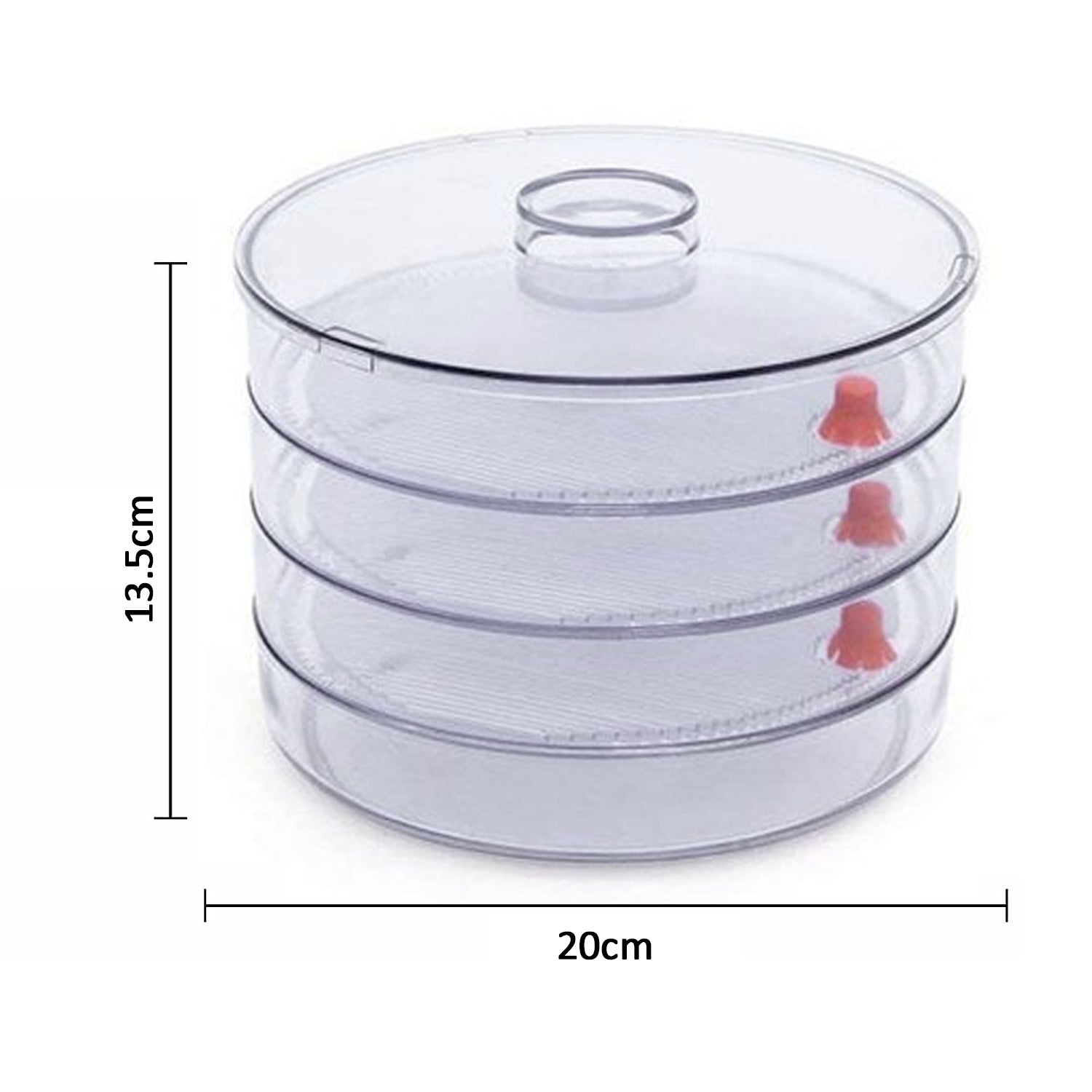 0070 Plastic 4 Compartment Sprout Maker, White