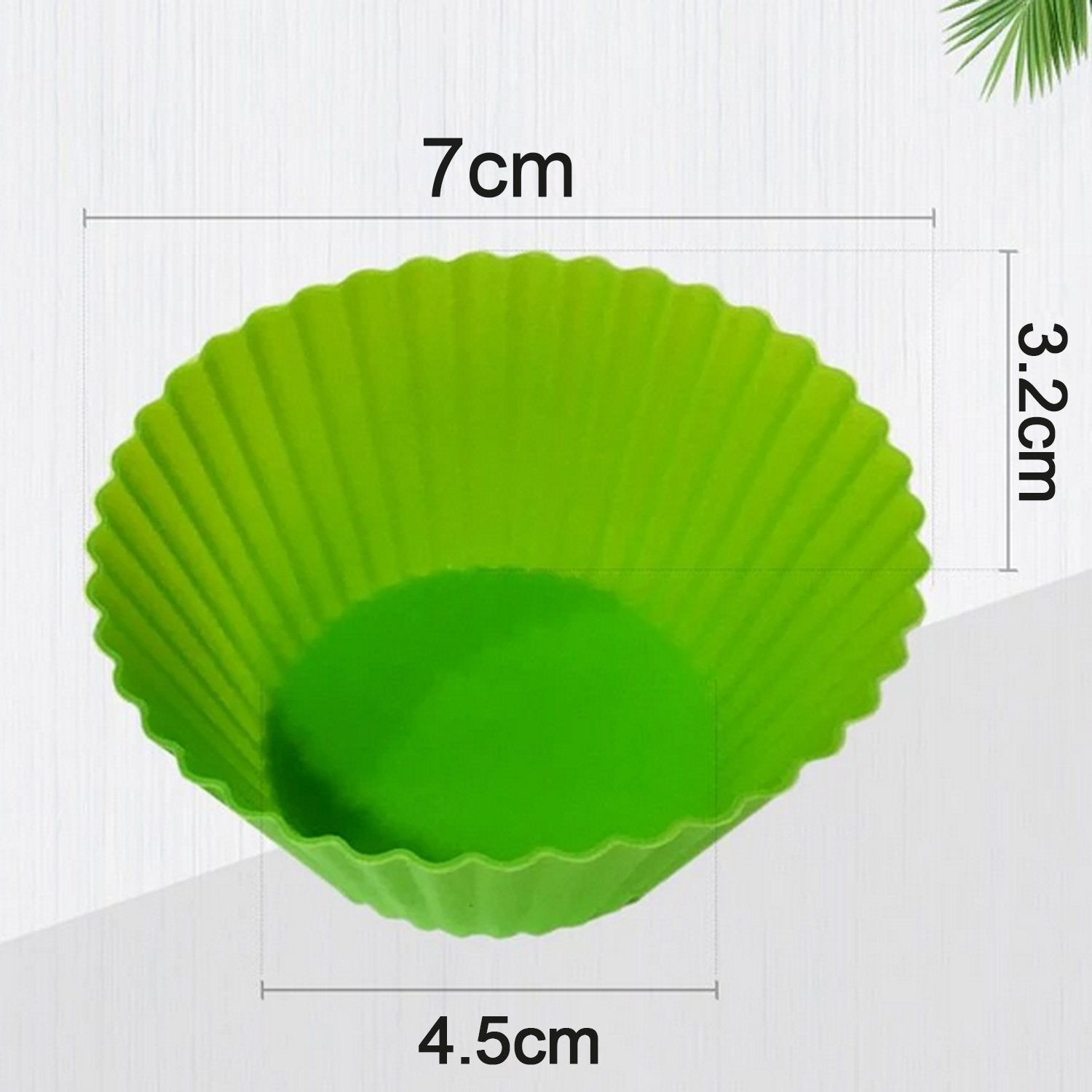 Silicone Cup Cake Mould (1Pc)