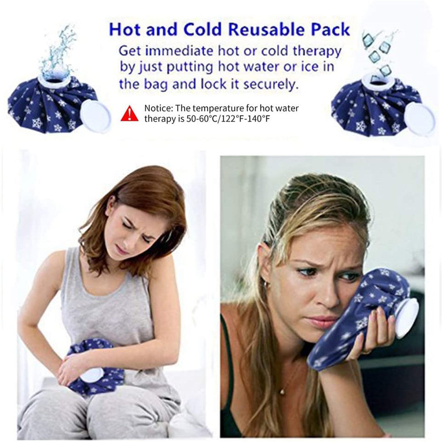 9Inch Pain Reliever Ice Bag Used To Overcome Joints Pain In Body.