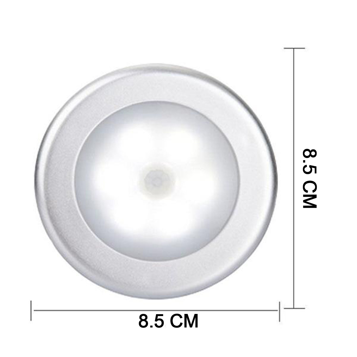 Round Shape 8 LED Motion Sensor Induction Led Light