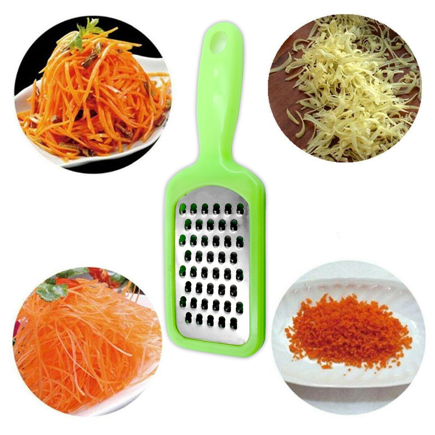 Plastic Vegetable Kitchen Grater/cheese Shredder With Grip Handle