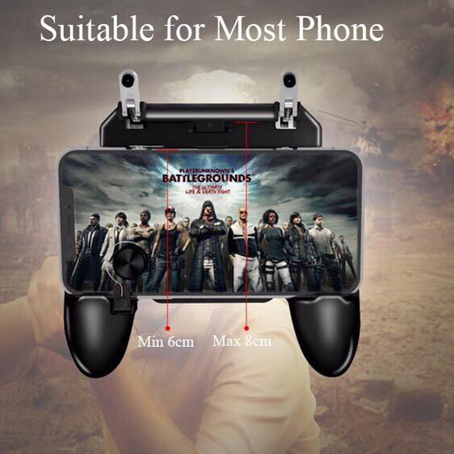 PUBG Mobile Game Metal Controller Joystick Attachment Accessory