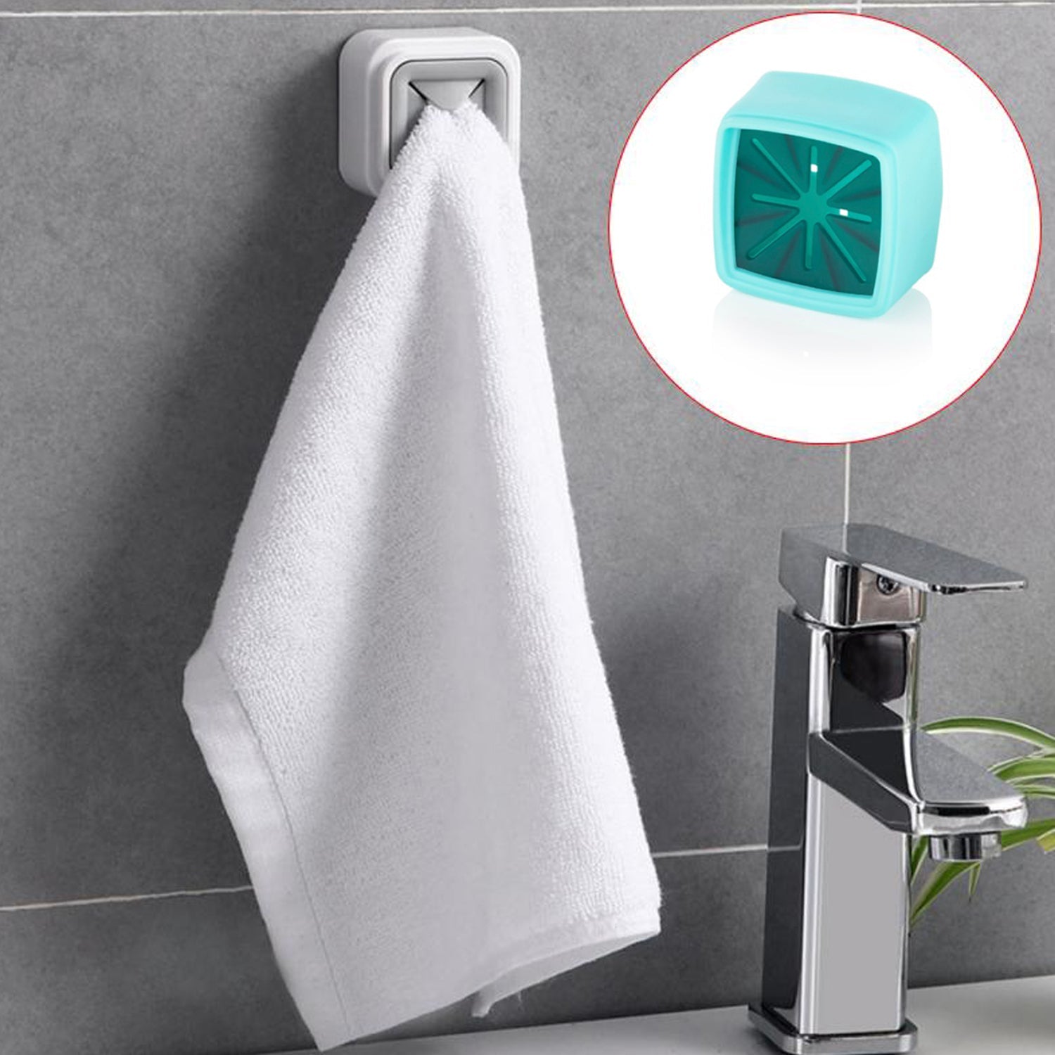 4 Pc Towel Holder mostly used in all kinds of bathroom purposes for hanging and placing towels for easy take-in and take-out purposes.