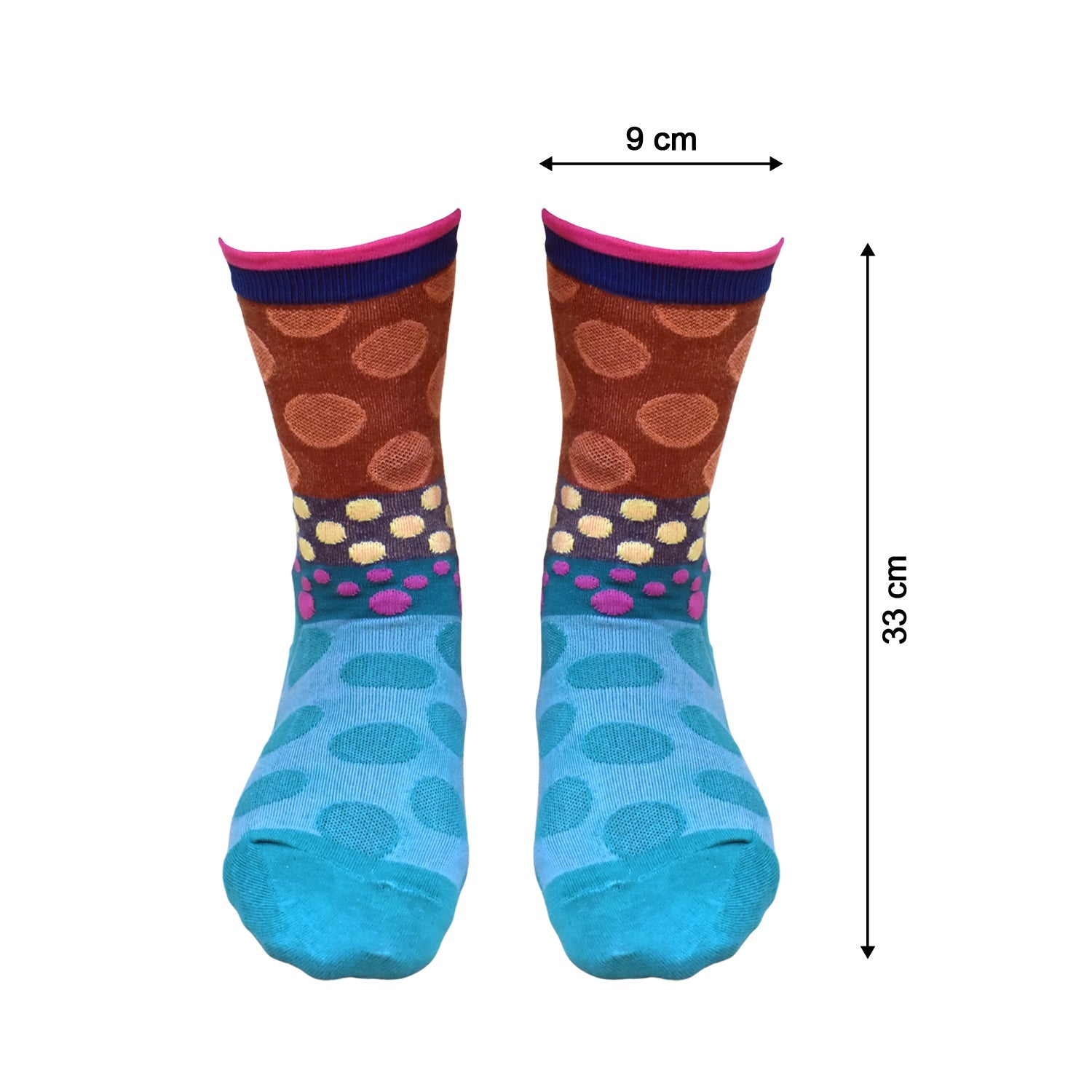 Ladies Printed Socks Breathable Thickened Classic Simple Soft Skin Friendly