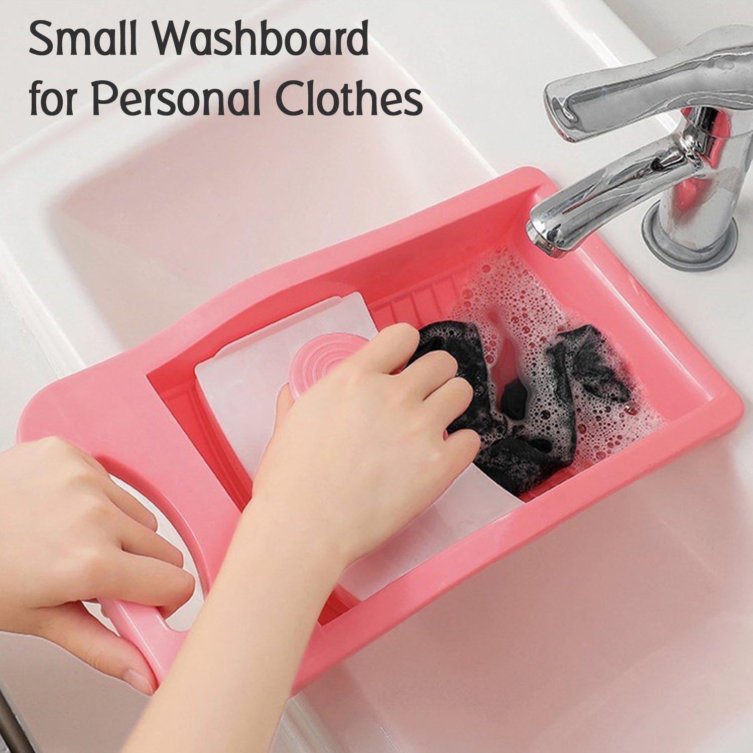 Socks Washing Board used in all kinds of household bathroom places for washing unisex socks easily and comfortably.