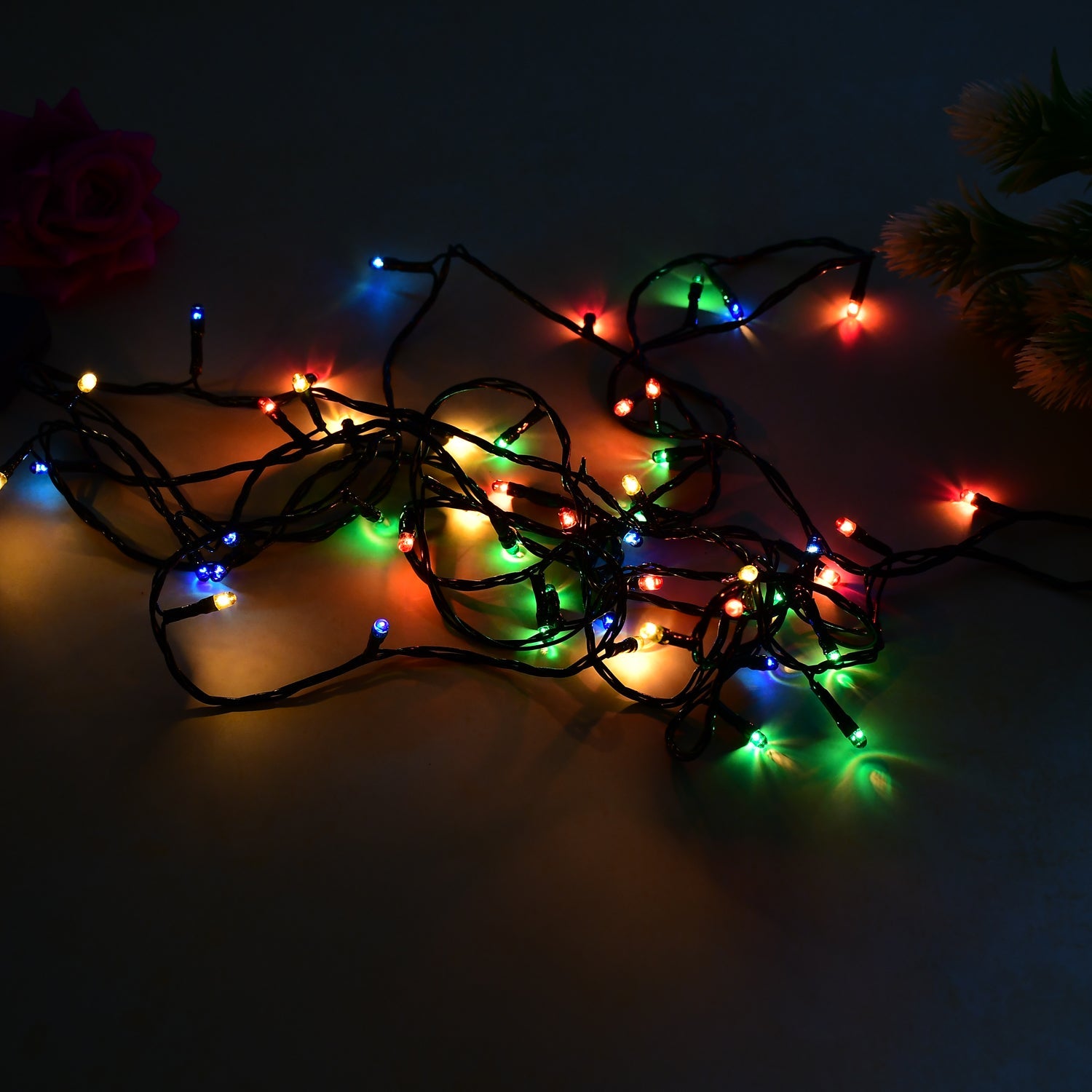 7291 : 4 Meter Festival Decoration LED String Light in Multicolor with 3 modes changing controller