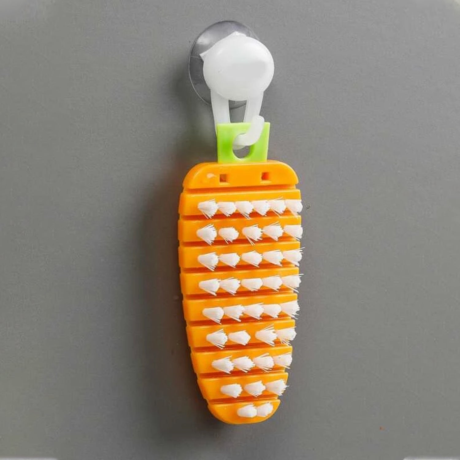 2909 Vegetable Scrubbing Brush, Vegetable Scrubber Nonâ€‘Toxic Fruit Brush Carrot Shape Vegetable Brush for Potato for Vegetable