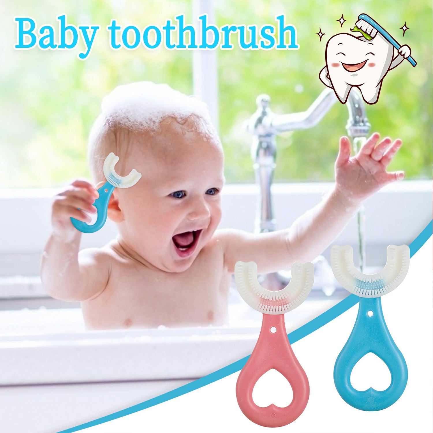 Kids U S Tooth Brush used in all kinds of household bathroom places for washing teeth of kids, toddlers and childrenâ€™s easily and comfortably.