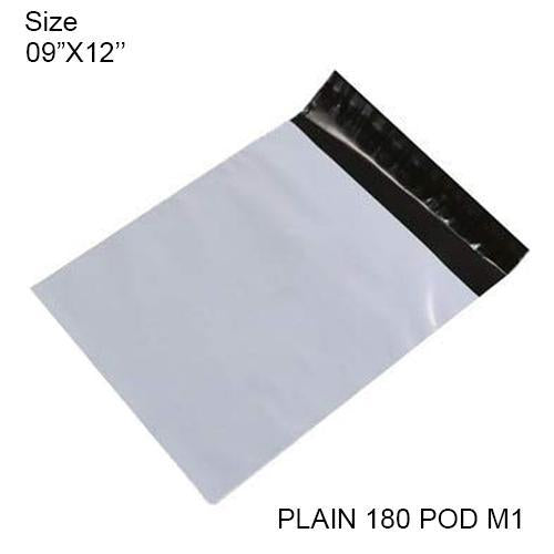 Tamper Proof Courier Bags(09X12 PLAIN 180 POD M1) - 100 pcs