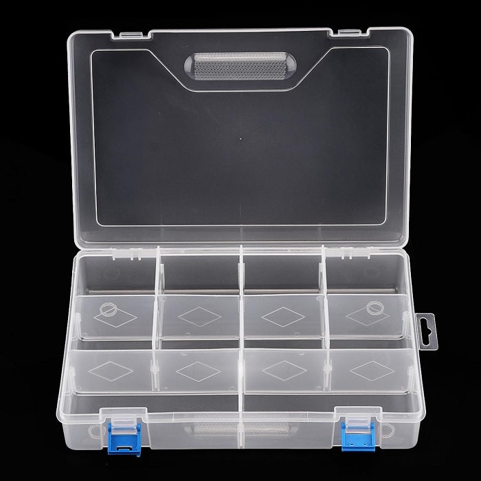 10 Grid Large Transparent Plastic Storage Box