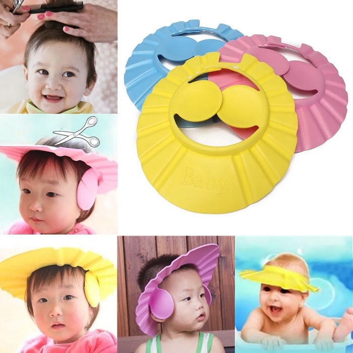 Baby Bath Shower Cap With Ears (Random)