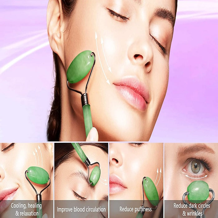 Jade Roller Stone Face Massager