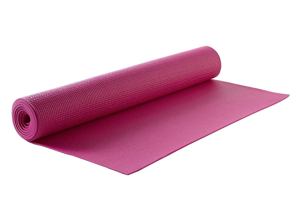 Yoga Mat Eco-Friendly For Fitness Exercise Workout Gym with Non-Slip Pad (180x60xcm) Mix Color