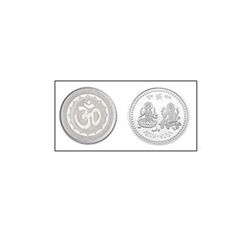 0866 Silver color Coin for Gift & Pooja (Not silver metal)