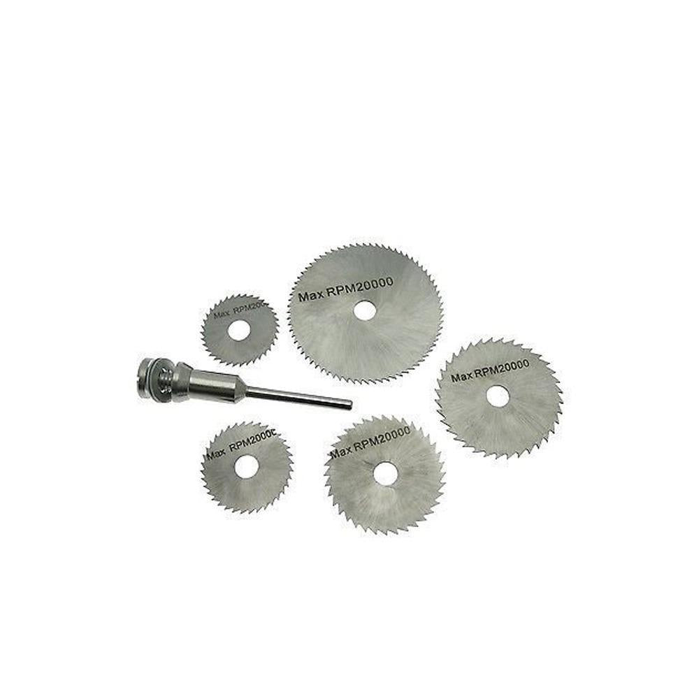 -6pcs Metal HSS Circular Saw Blade Set Cutting Discs for Rotary Tool