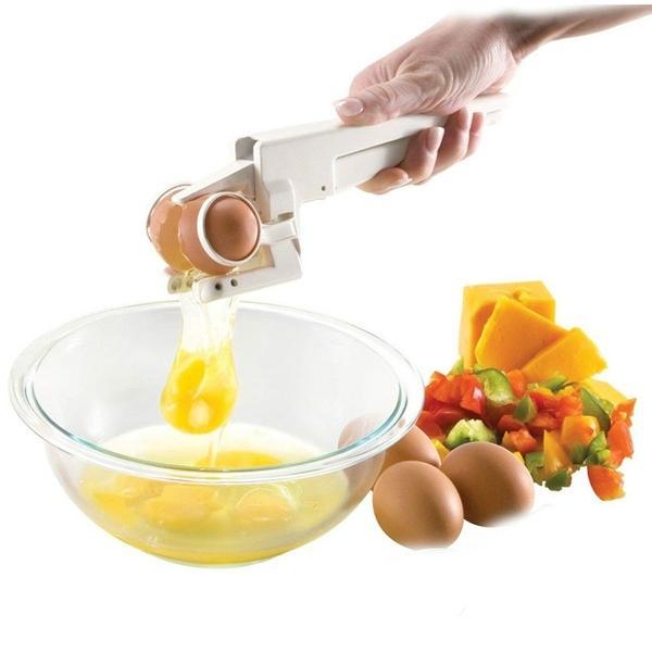 0109 Plastic Handheld Egg Cracker with Separator