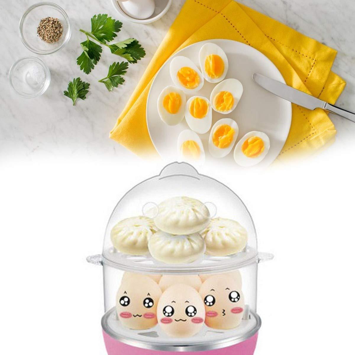 Multi-Function 2 Layer 14 Egg Cooker Boilers & Steamer