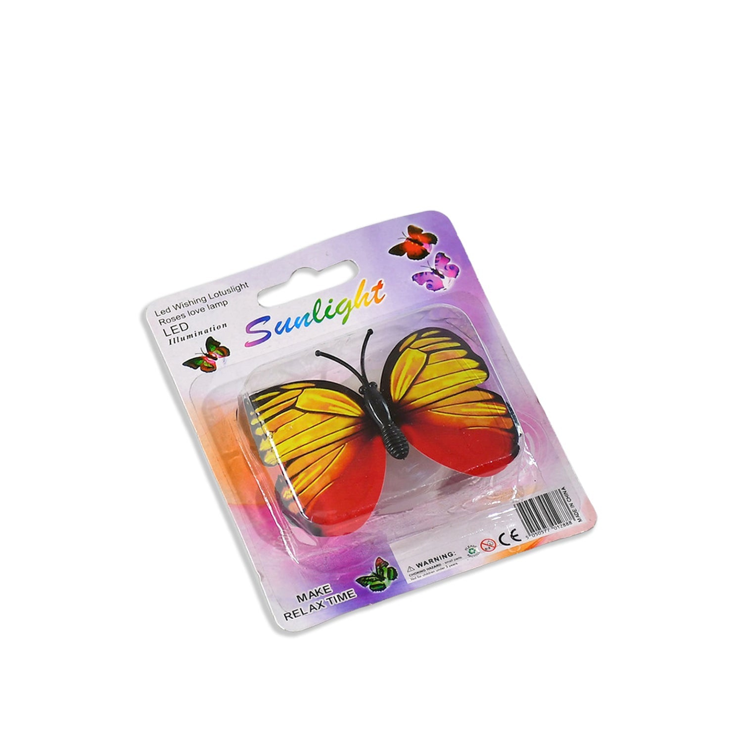 6278 The Butterfly 3D Night Lamp Comes with 3D Illusion Design Suitable for Drawing Room, Lobby.