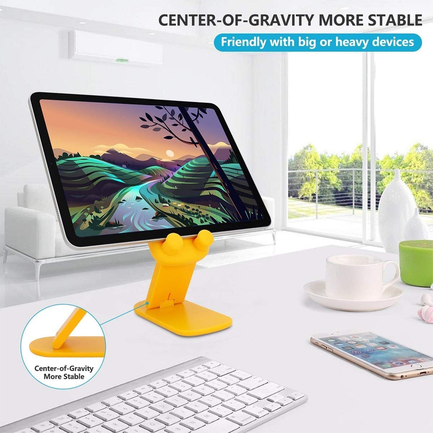 Cute Cartoon Design Multi-Angle Adjustable Foldable Mobile Stand