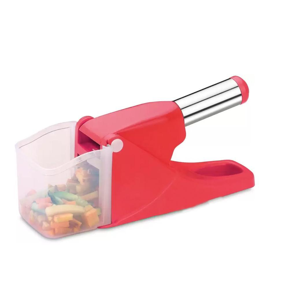 0114 Virgin Plastic French Fry Chipser, Potato Chipser/Potato Slicer with Container