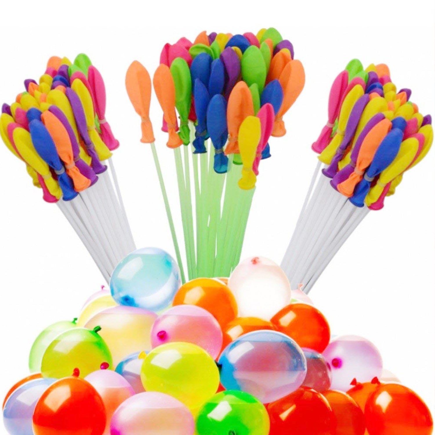 Holi Magic Water Balloons for Kids - 111 pcs (Multicolor)