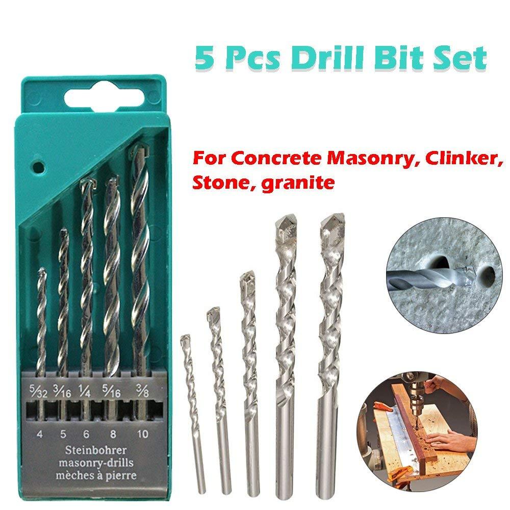 0416 Metal Drill Bit Set (Multicolor, 5-Piece)