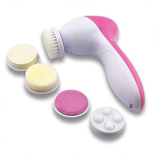 -5-in-1 Smoothing Body & Facial Massager (Pink)