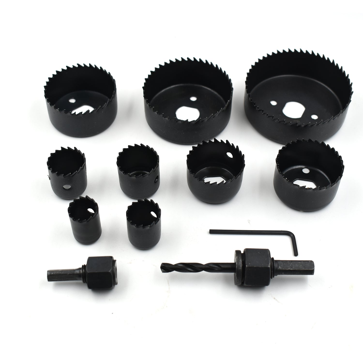 -12 pcs 19-64mm Hole Saw Kit