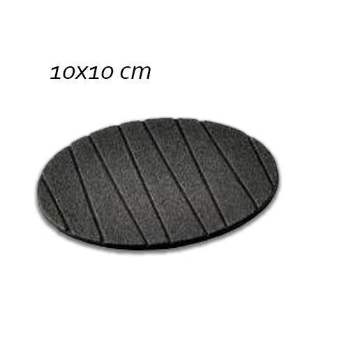 0129 6 pcs Useful Round Shape Plain Silicone Cup Mat Coaster Drinking Tea Coffee Mug Wine Mat for Home