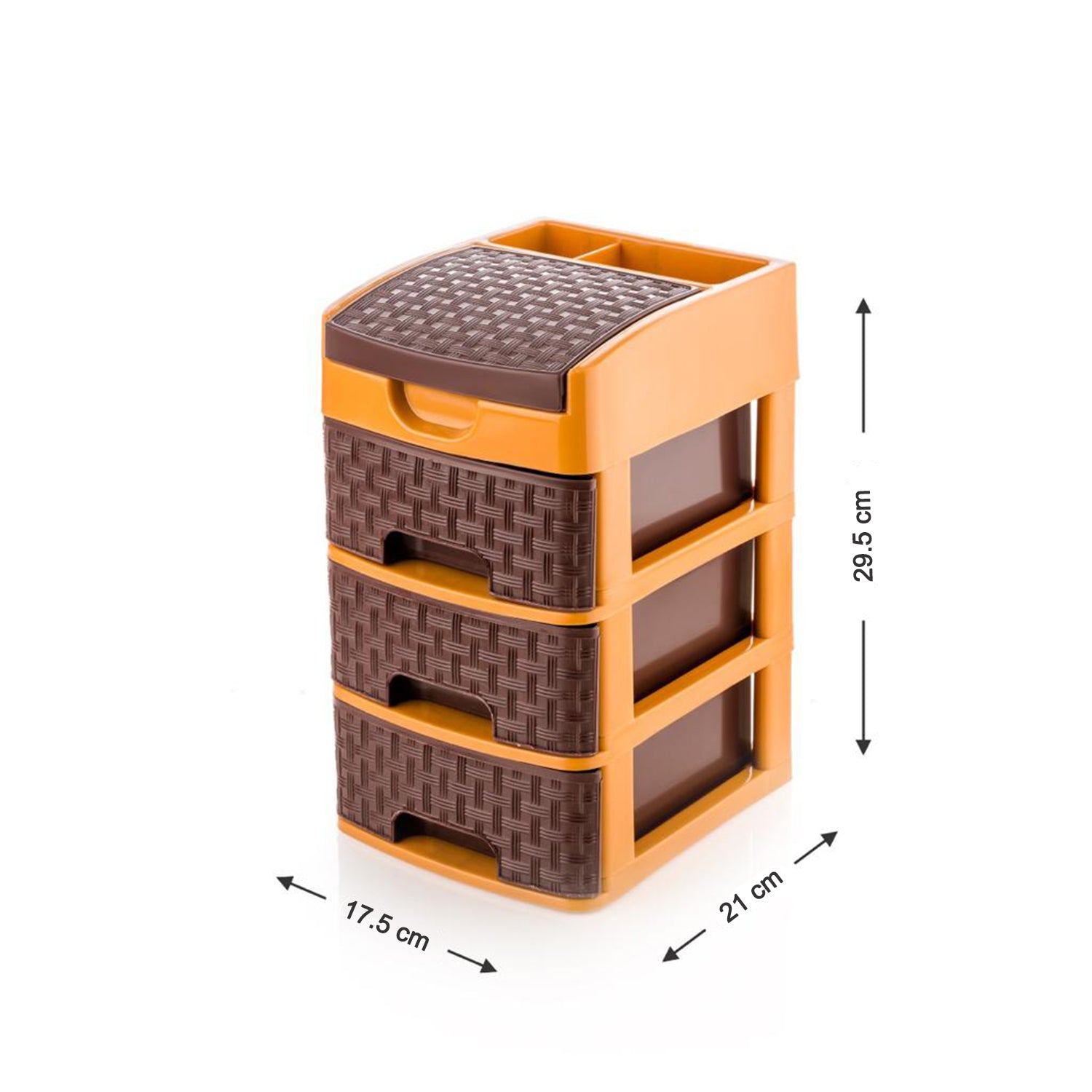 Mini 3 Layer D Storage used in all kinds of household and official places for storing of various types of stuffs and items etc.