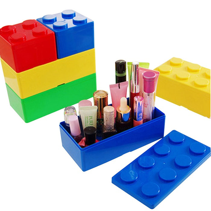 Lego Shape Block Multi-Purpose Storage Box (Rectangle)