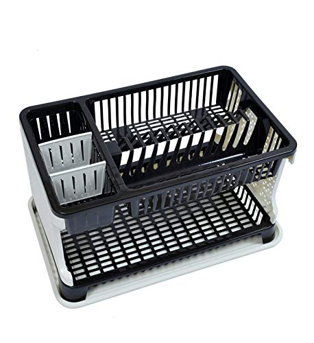 Kitchen Organizer Rack with Water Storing Tray/Dish Rack