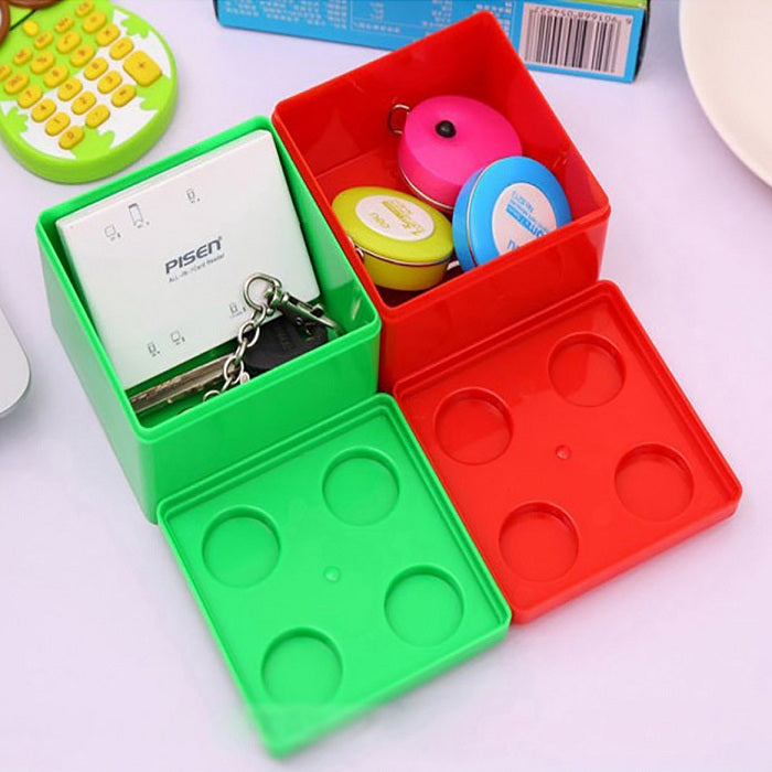 Lego Shape Block Multi-Purpose Storage Box (Square)