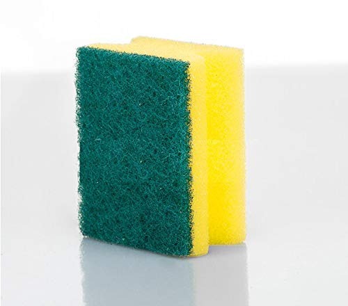 Scrub Sponge 2 in 1 PAD for Kitchen, Sink, Bathroom Cleaning Scrubber (6 pc)